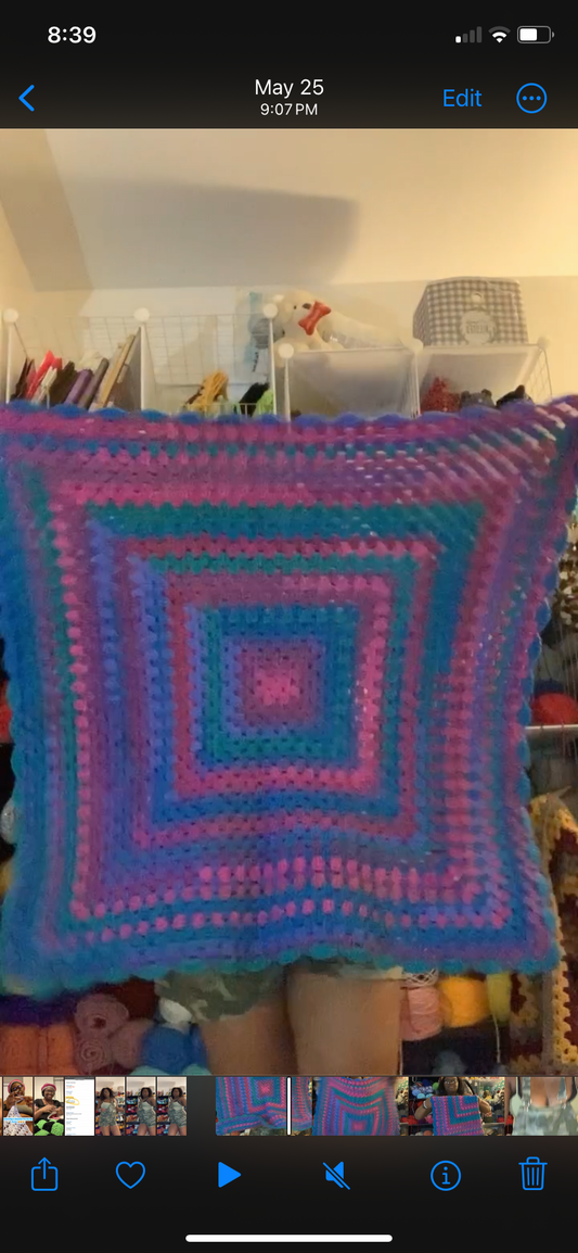 Granny Square Blanket