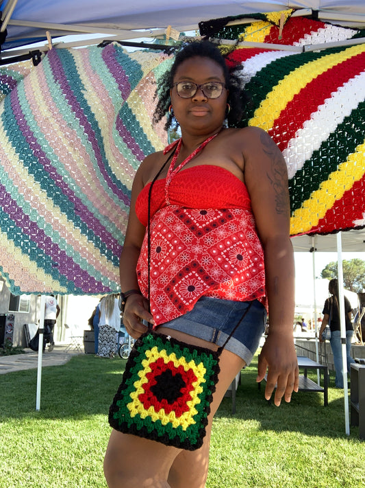 Mini Granny Square Purse